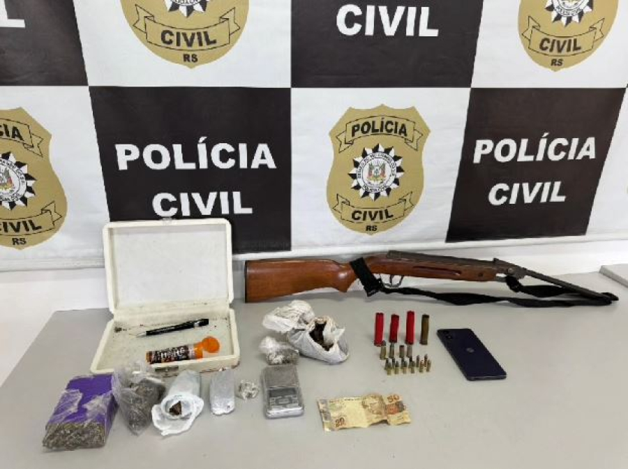 Polícia Civil combate grupo criminoso em Butiá e prende suspeita durante operação